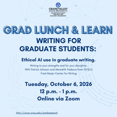 Grad Writing: Lunch and Learn